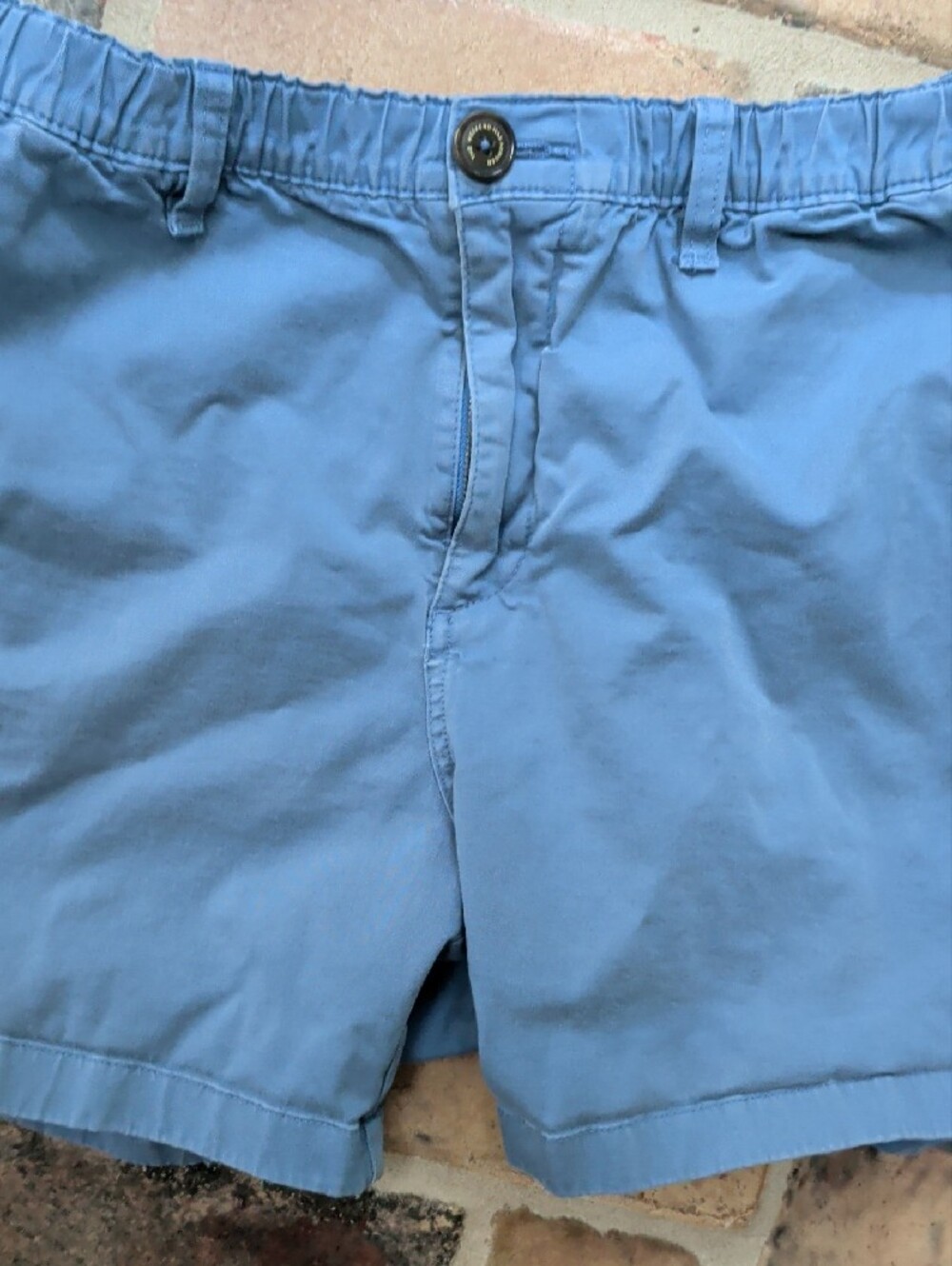 chubbies Light Blue Flat-Front Men's Shorts - Picture 3 of 5